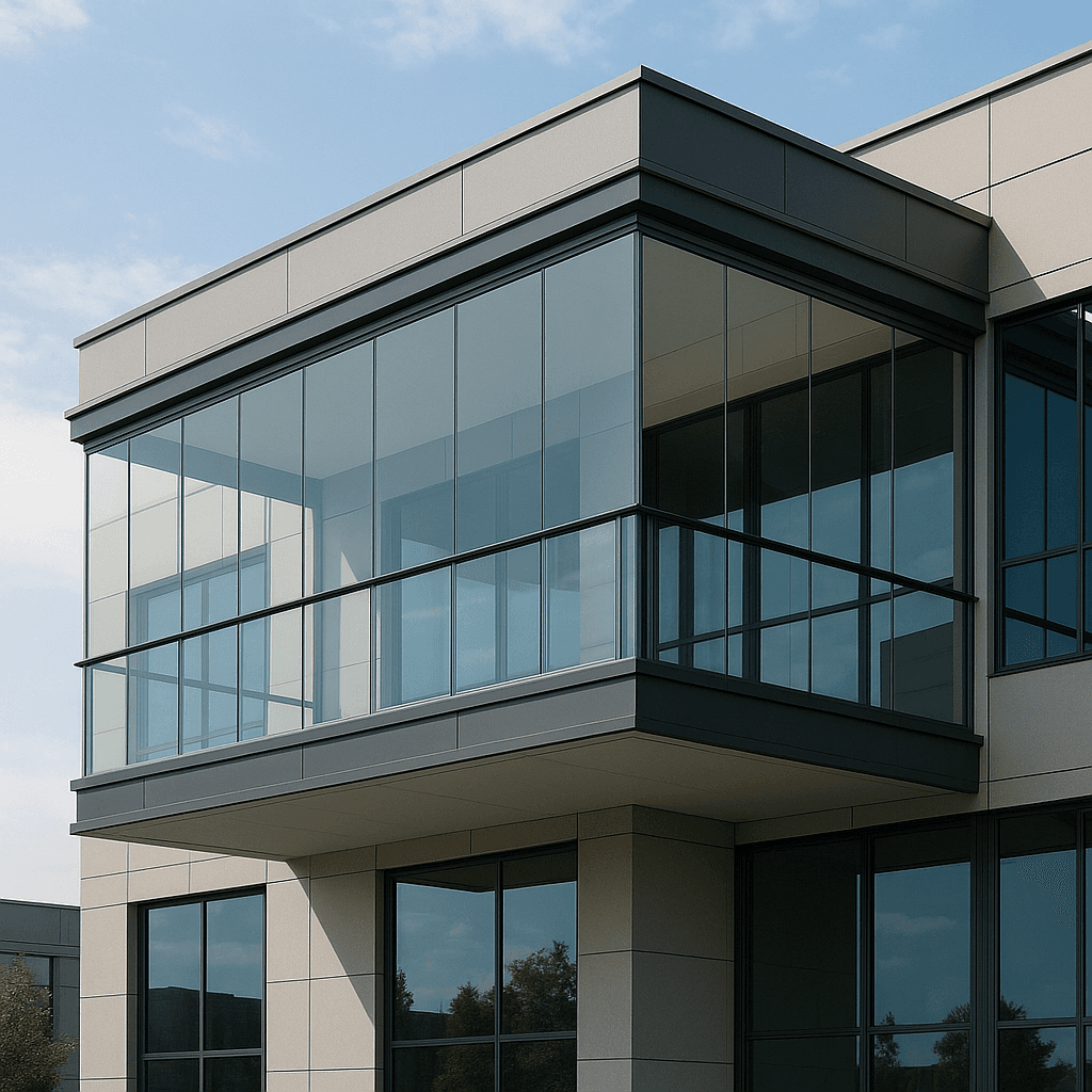 Ofis Binası Cam Balkon